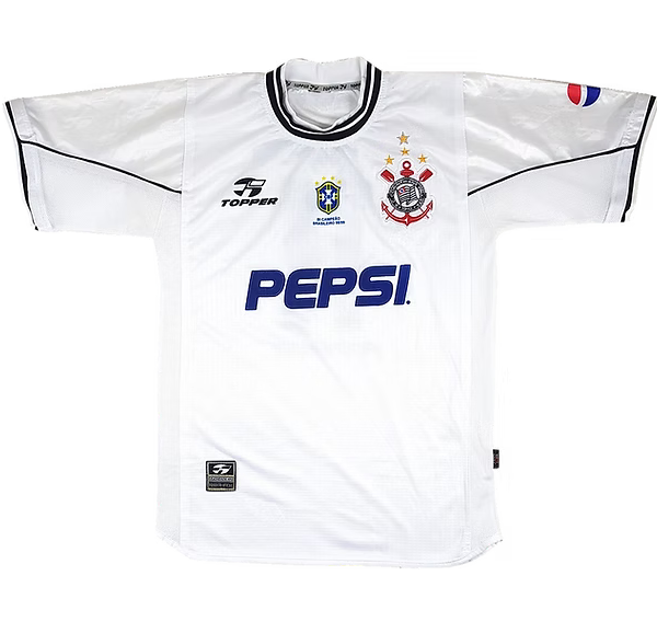 Camisa Corinthians Home 2000 - Versão Retrô