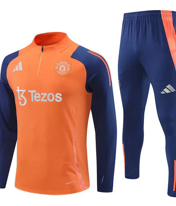 Conjunto Treino Manchester United 24/25 - Laranja