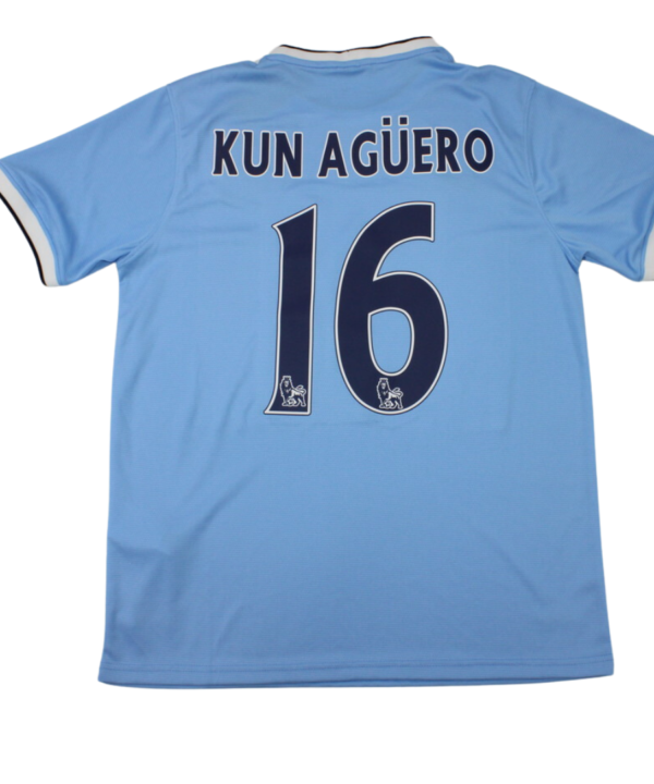 Camisa Manchester City Home 13/14 - Versão Retrô "Kun Aguero" Nº 16