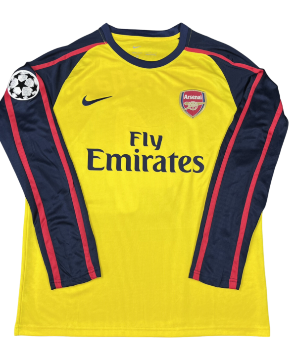 Camisa Arsenal Manga Longa Away 08/09 - Versão Retrô