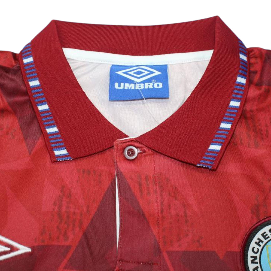 Camisa Manchester City Away 1991 - Versão Retrô - Imagem 8