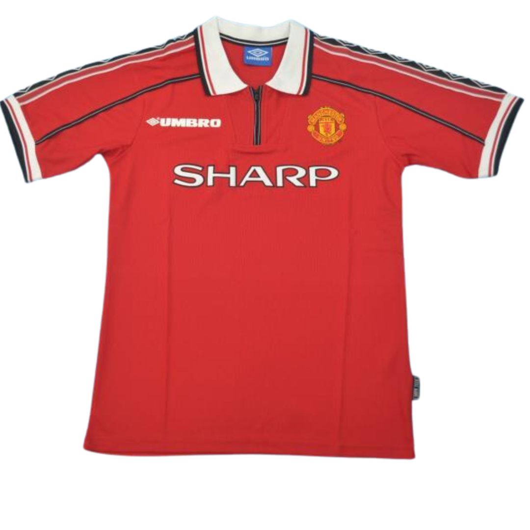 Camisa Manchester United Home 98/99 - Versão Retrô "Beckham" Nº 7 - Imagem 2