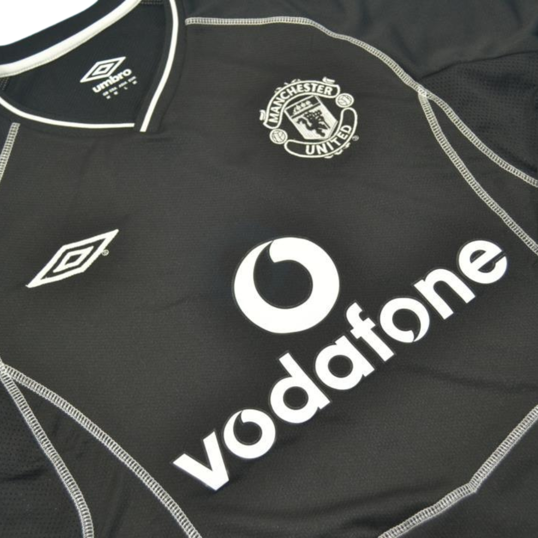 Camisa Manchester United Manga Longa 00/01 - Versão Retrô "Barthez" Nº 1 - Imagem 10
