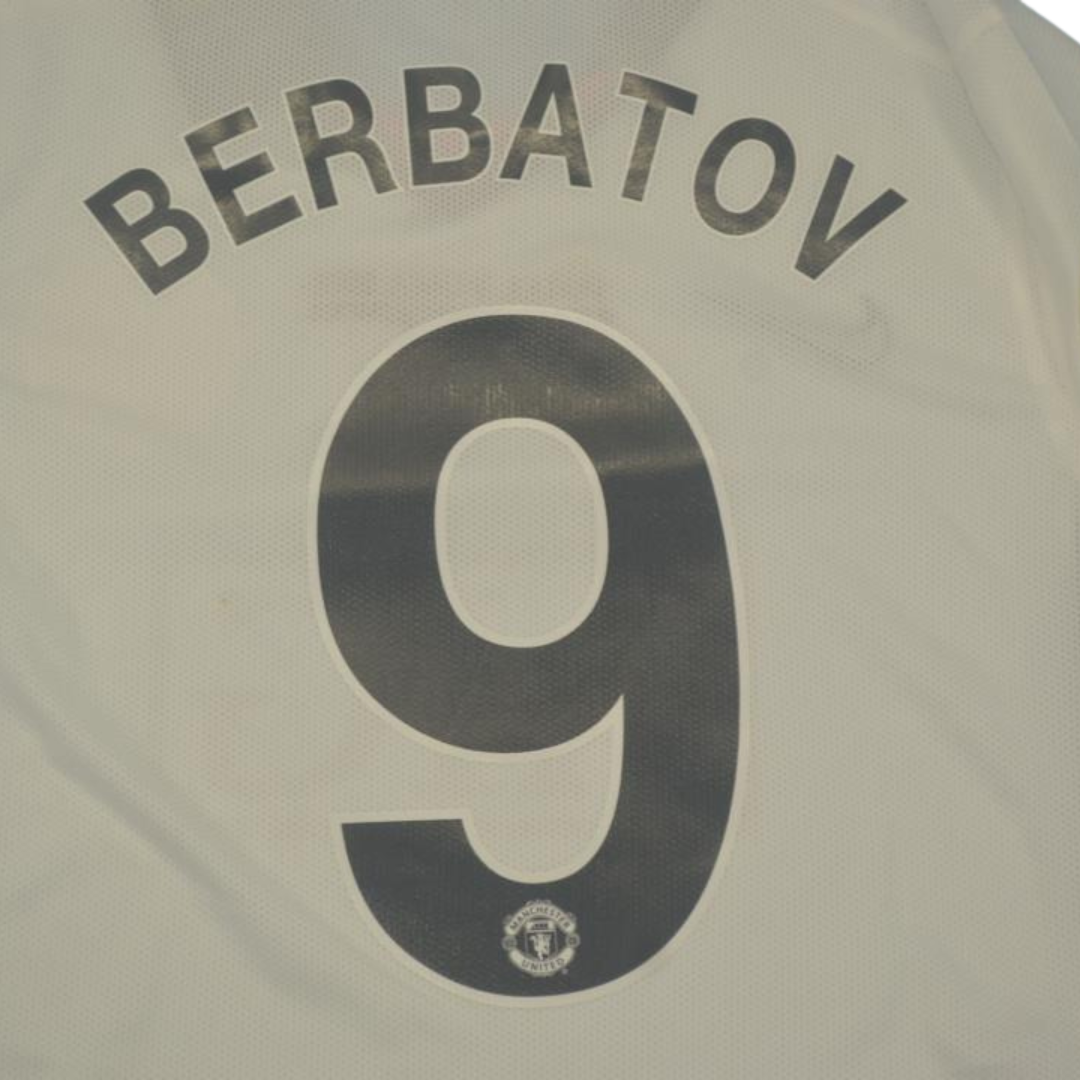 Camisa Manchester United UCL Final 08/09 - Versão Retrô "Berbatov" Nº 9 - Imagem 3