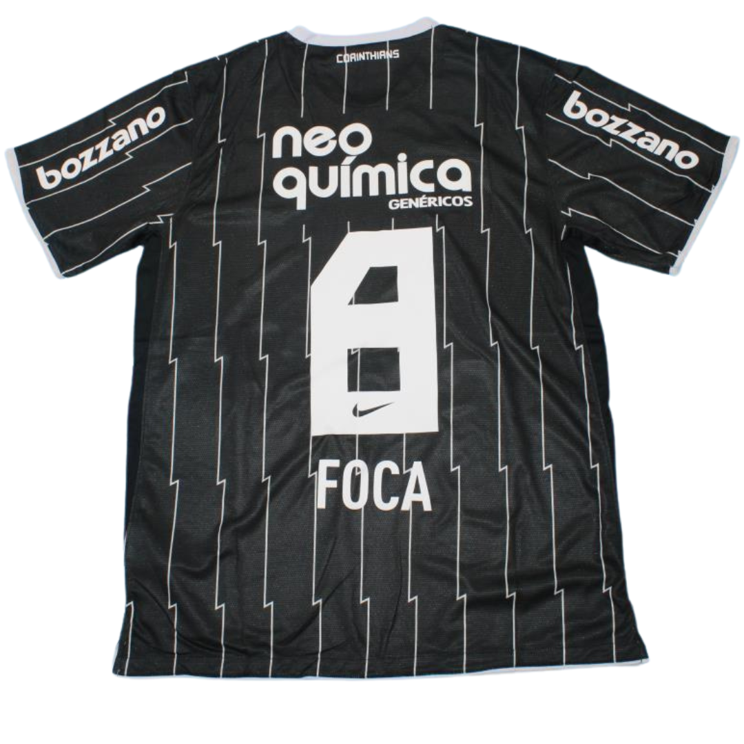 Camisa Corinthians Away 11/12 - Versão Retrô "Foca" Nº 8