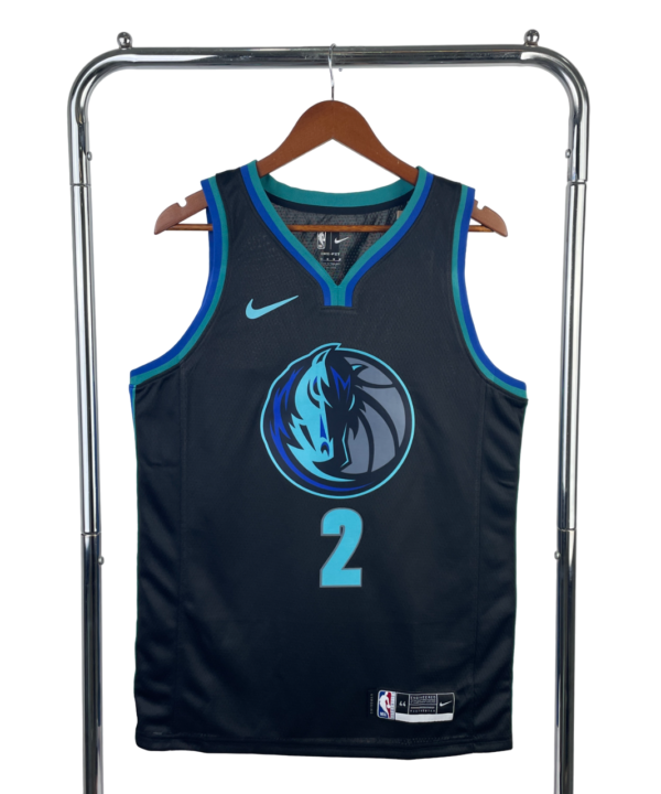 Regata NBA Dallas Mavericks City Edition Nike Authentic Irving 2 - Preta