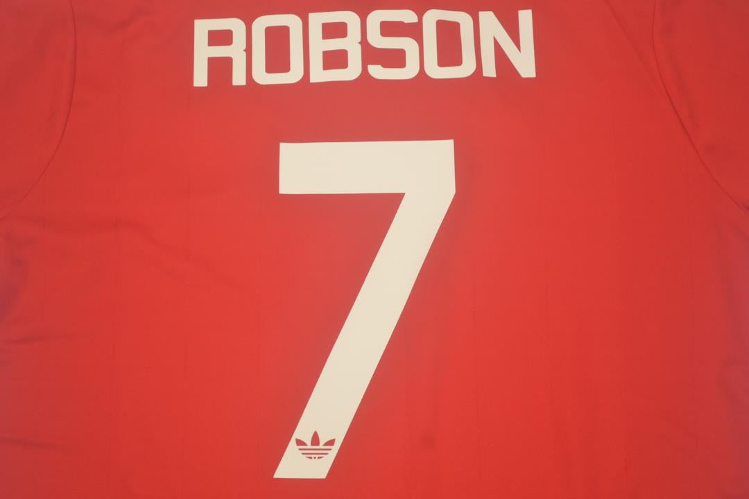 Camisa Manchester United Home 82/84 - Versão Retrô "Robson" Nº 7 - Imagem 4