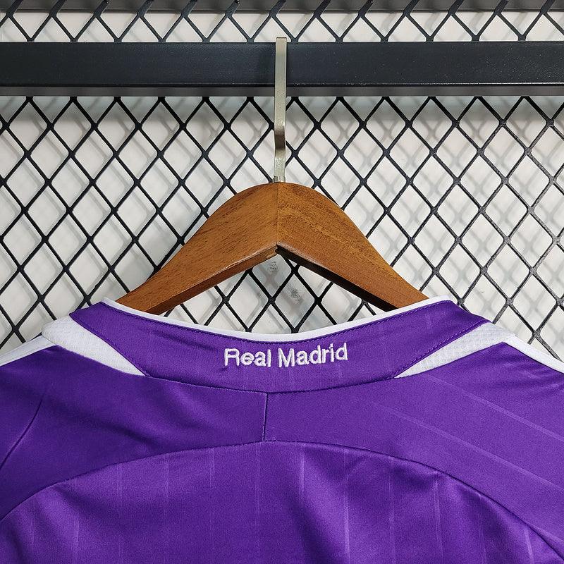 Camisa Real Madrid Away 2006/07 Adidas Retrô - Roxa - Imagem 4