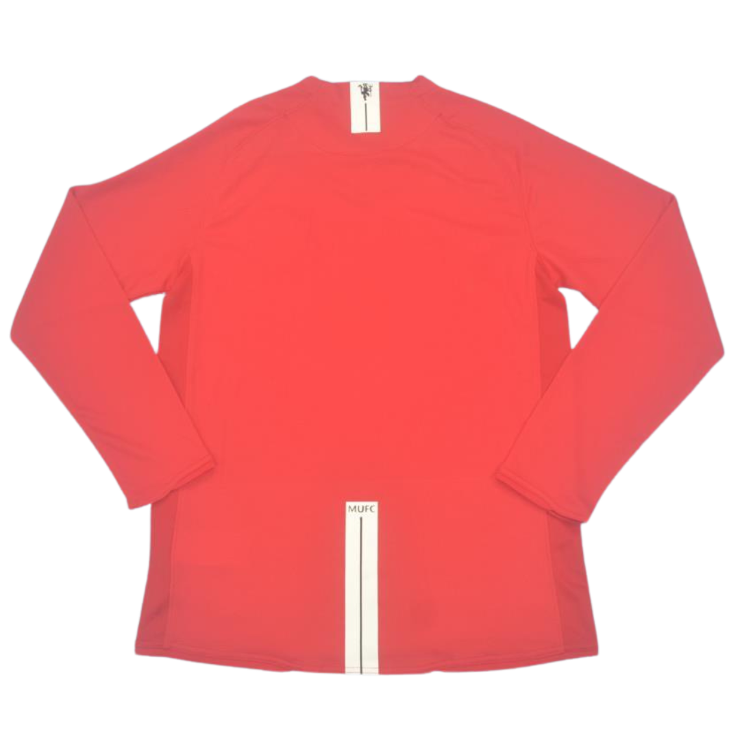 Camisa Manchester United Manga Longa Home 07/08 - Versão Retrô - Imagem 2