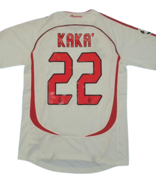 Camisa Retrô Milan Away UCL Finale Versão 2007 "Kaká" N°.22