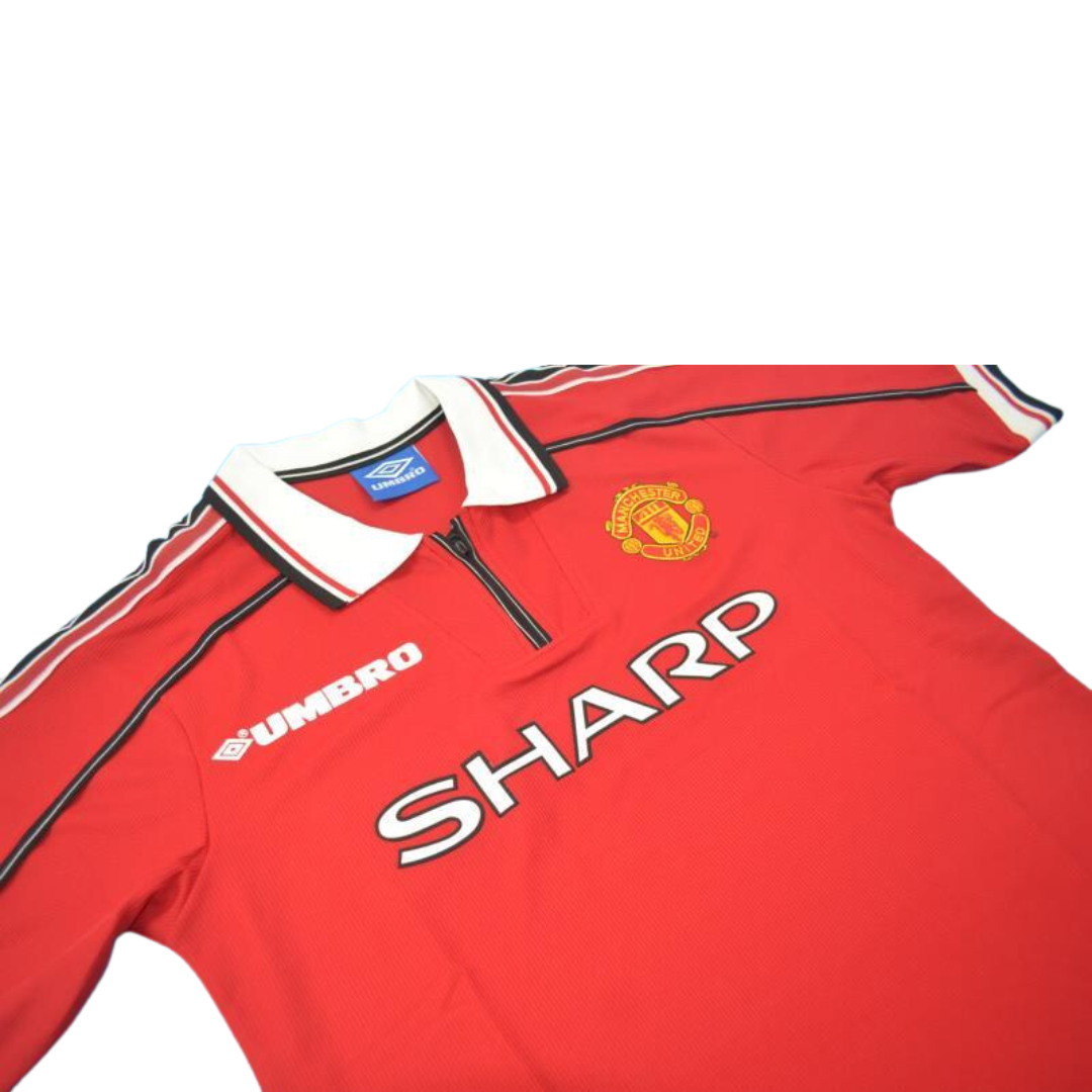 Camisa Manchester United Home 98/99 - Versão Retrô "Beckham" Nº 7 - Imagem 3