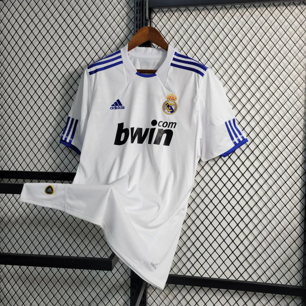 Camisa Retrô Real Madrid I Home Adidas 2010/11 Masculino Branco - Imagem 3