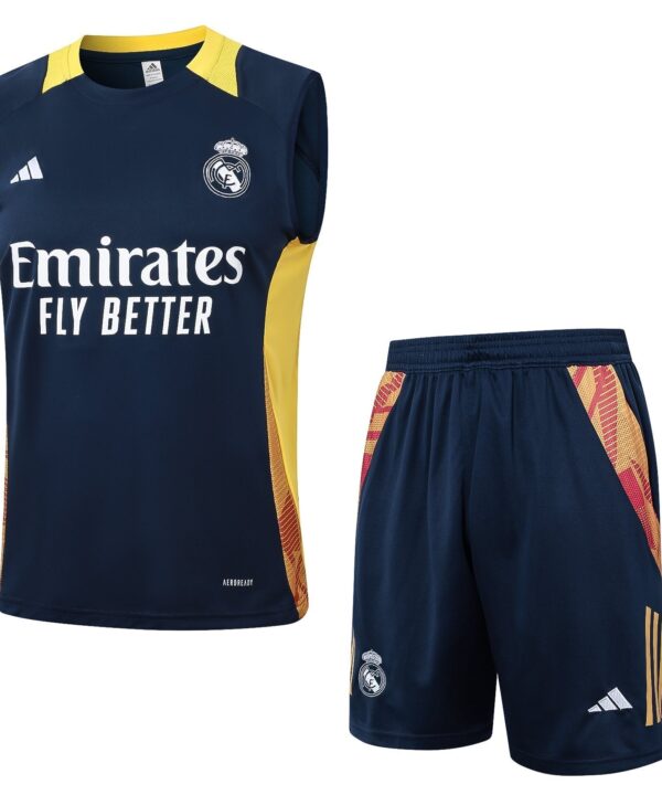 Conjunto Regata Real Madrid 2024/25 - Azul e Amarela