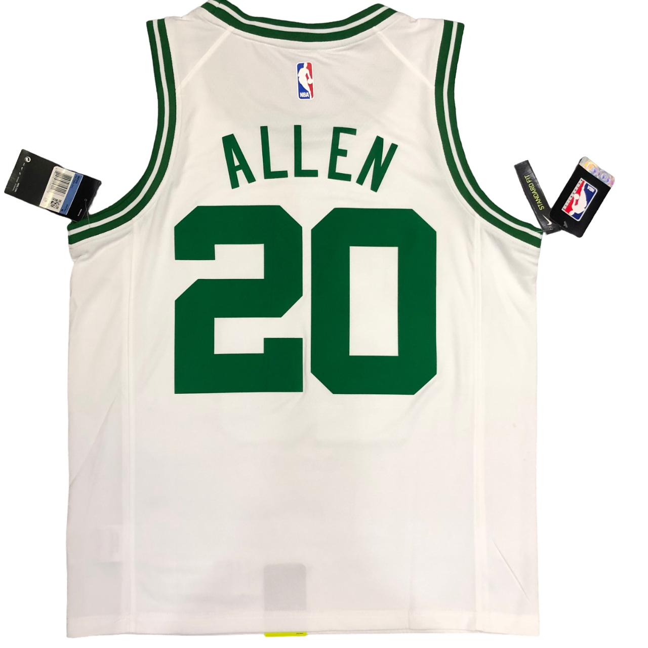 Regata NBA Boston Celtics Retrô Nike Authentic Allen 20 - Branca - Imagem 2