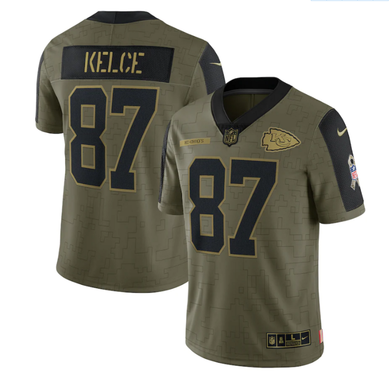Camisa NFL Kansas City Chiefs Vapor Limited Jersey Salute To Service 2021 - Imagem 2