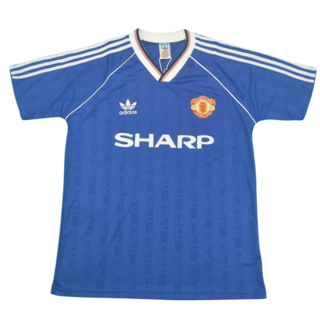 Camisa Manchester United Away 88/90 - Versão Retrô "Augusto" Nº 8 - Imagem 2