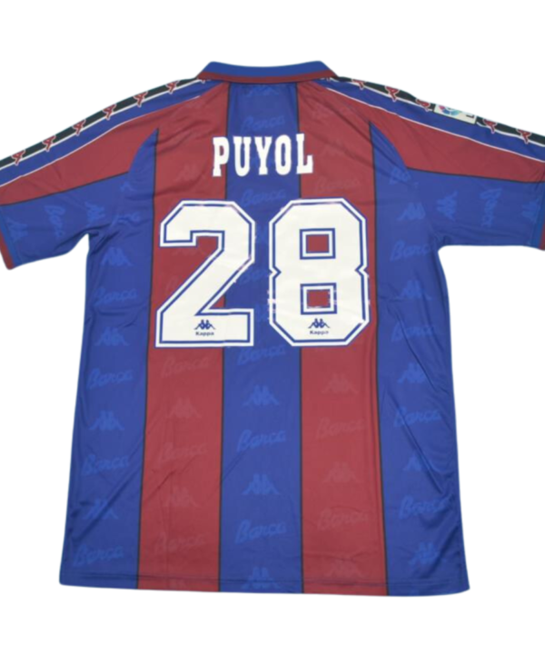 Camisa Retrô Barcelona Home 96/97 "Puyol" N°.28