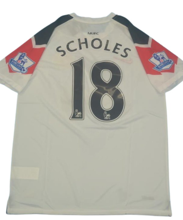 Camisa Manchester United Away 10/11 - Versão Retrô "Scholes" Nº 18
