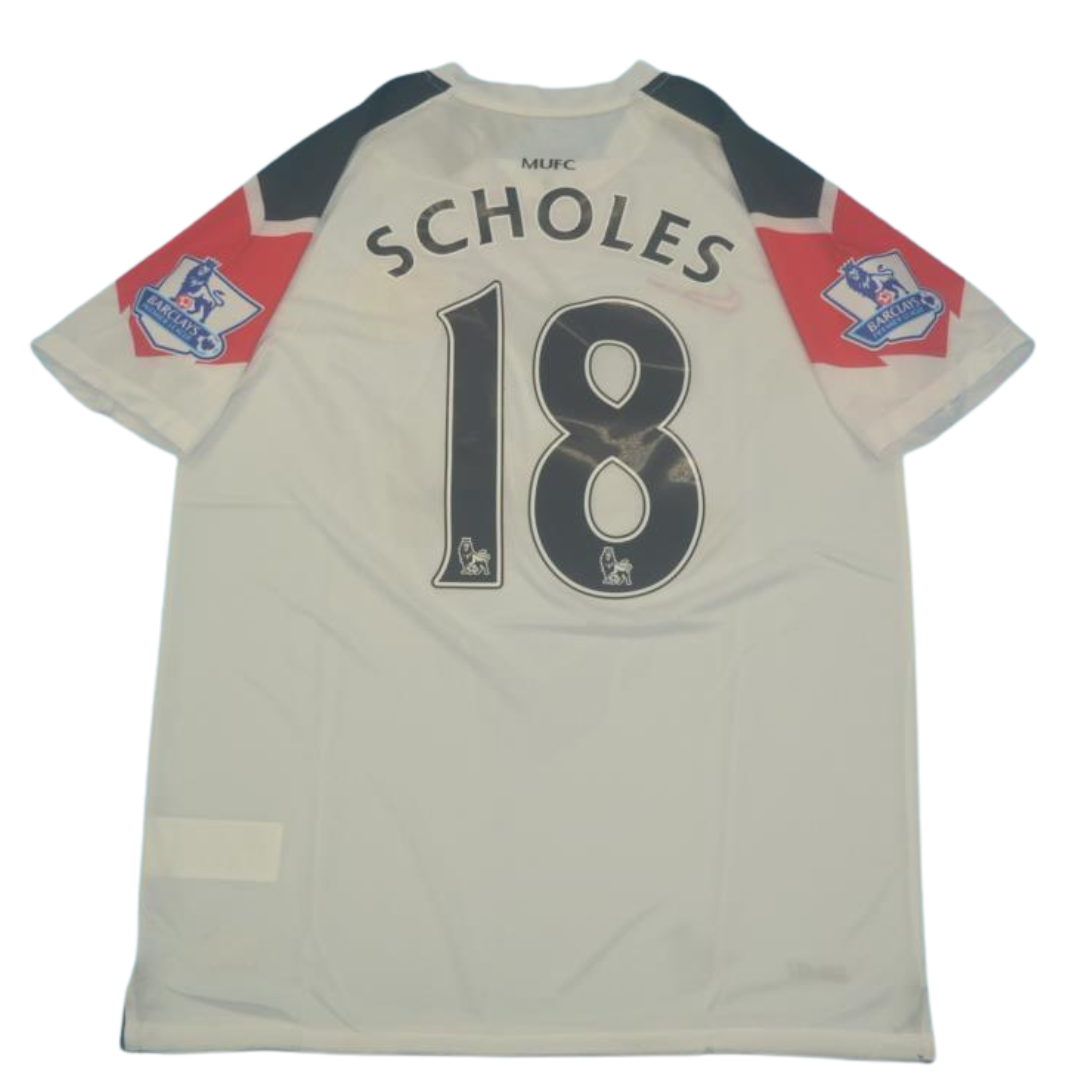 Camisa Manchester United Away 10/11 - Versão Retrô "Scholes" Nº 18