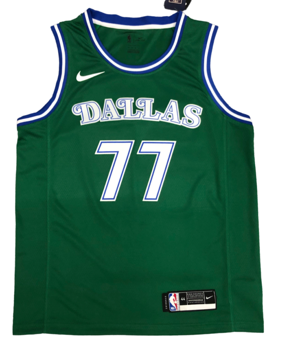 Regata NBA Dallas Mavericks Nike Authentic Doncic 77 - Verde