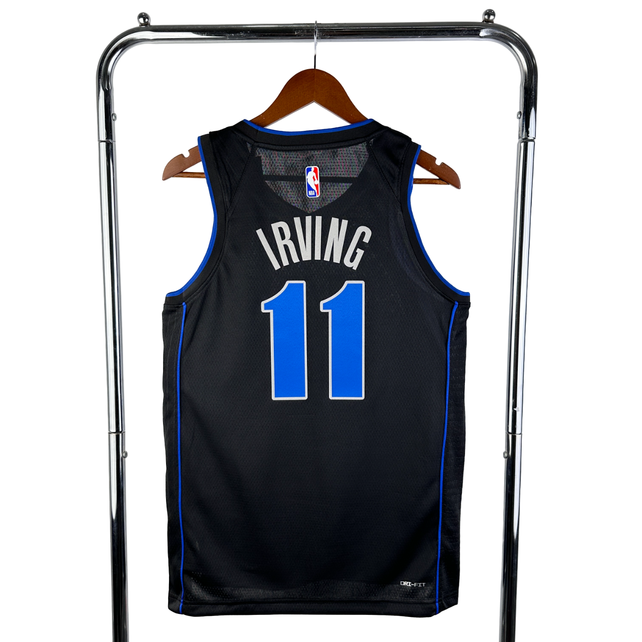 Regata NBA Dallas Mavericks Nike Authentic Irving 11 - Preta - Imagem 2
