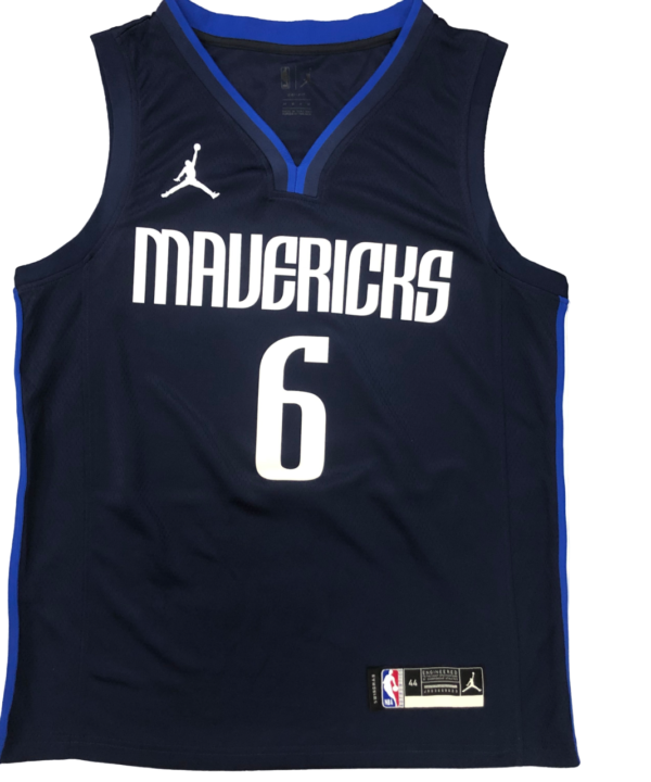 Regata NBA Dallas Mavericks Jordan Authentic Porzingis 6 - Azul