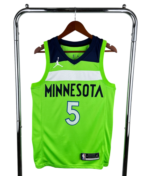 Regata NBA Minnesota Timberwolves Jordan Authentic Edwards 5 - Verde