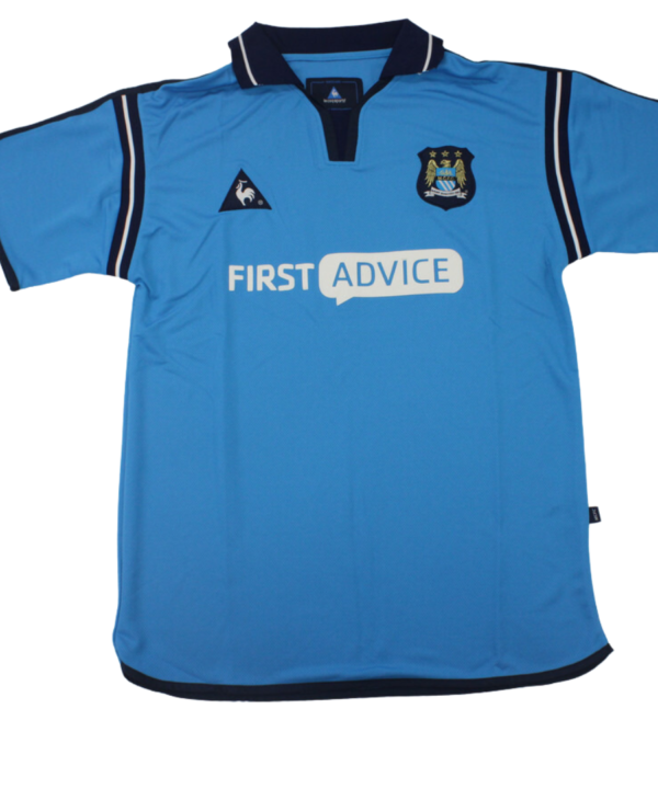 Camisa Manchester City Home 02/03 - Versão Retrô