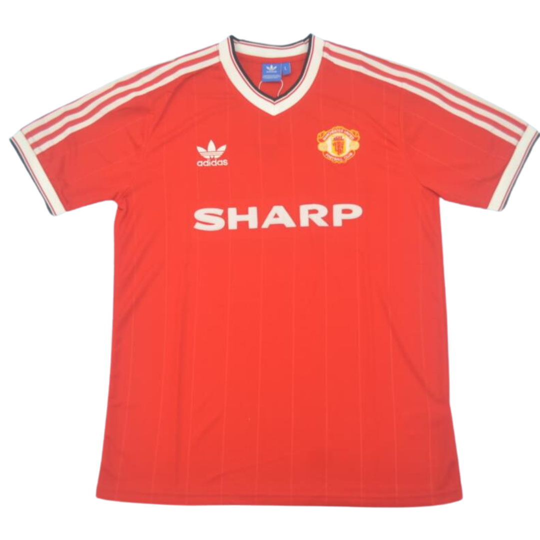 Camisa Manchester United Home 82/84 - Versão Retrô "Robson" Nº 7 - Imagem 2