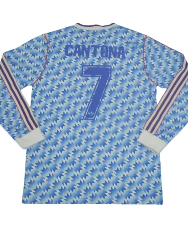Camisa Manchester United Manga Longa Away 90/92 - Versão Retrô "Cantona" Nº 7