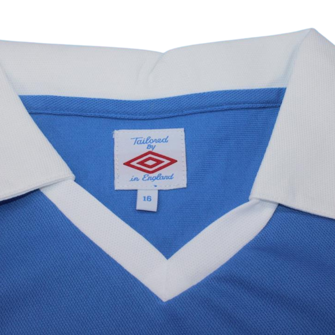 Camisa Manchester City Centenário Cup Final 1981 - Versão Retrô - Imagem 12
