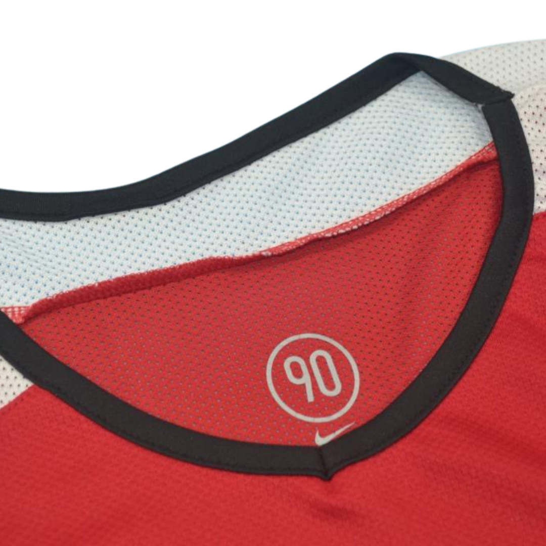 Camisa Manchester United Manga Longa Home 04/06 - Versão Retrô - Imagem 9