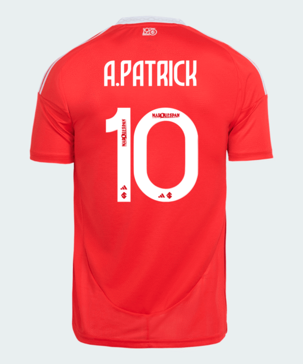 Camisa Adidas Internacional 2025/26 I - A. Patrick N° 10