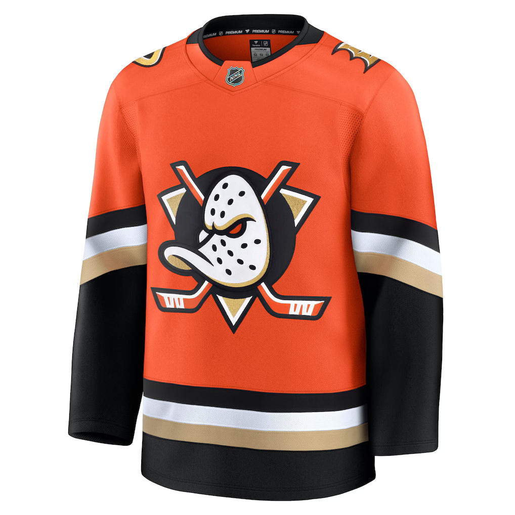 Camisa NHL Anaheim Ducks Jersey Laranja Home - Imagem 2