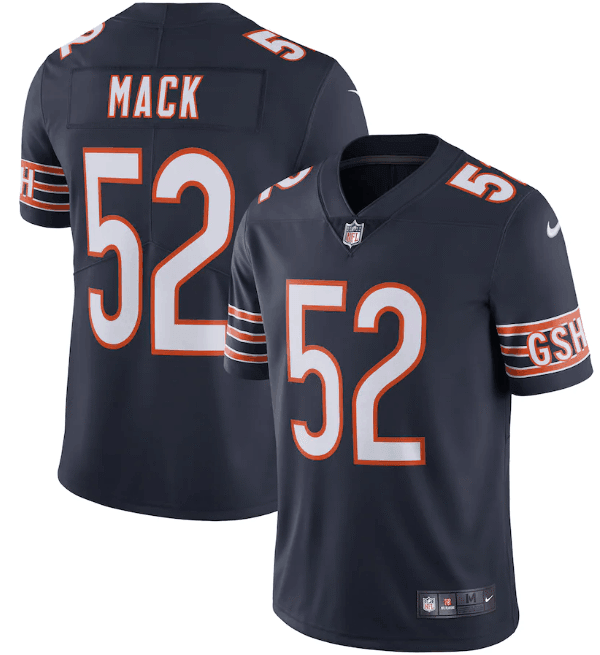 Camisa NFL Chicago Bears Vapor Limited Jersey Azul