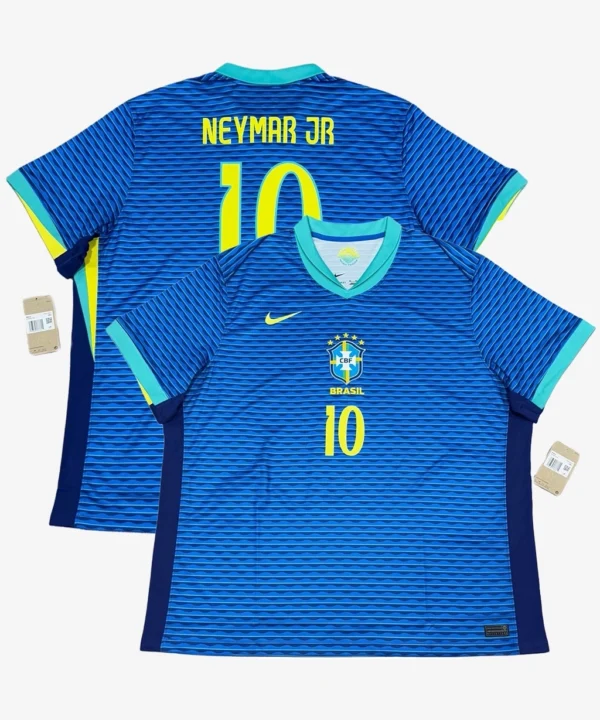 Camisa Da Seleção Brasileira 2024/25 Away Azul Nº 10 Neymar - Nike