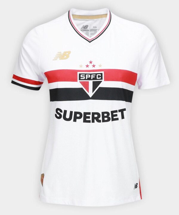 Camisa Feminina New Balance São Paulo 2025/26 I