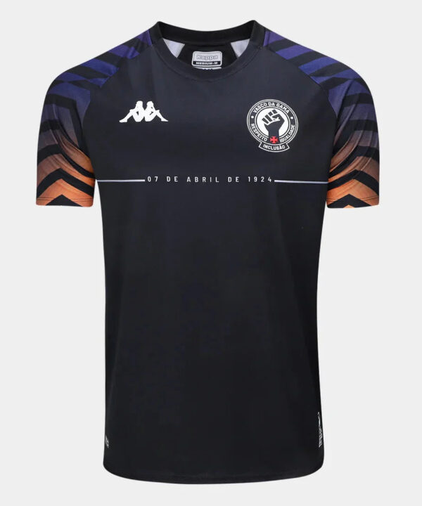 Camisa Kappa Vasco da Gama Aquecimento 2024/25 Masculina