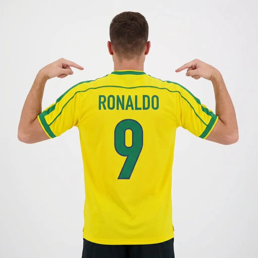 Camisa Retrô Seleção Brasileira I 1998 - Imagem 2