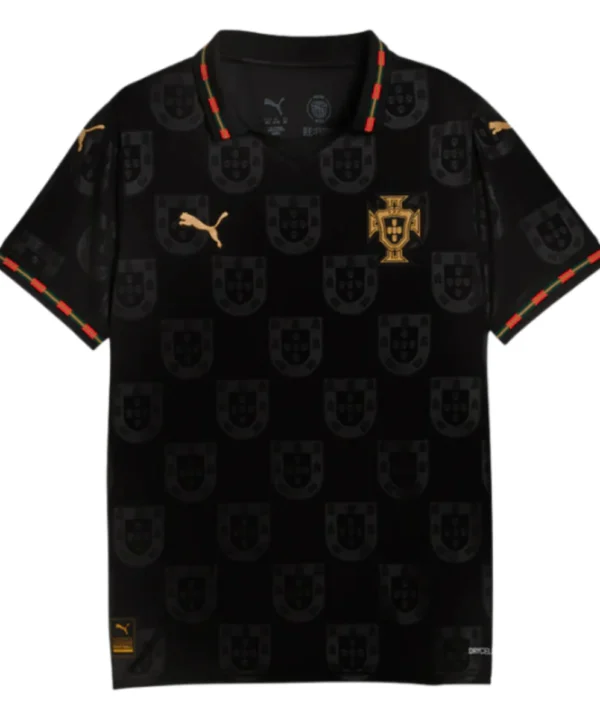 Camisa Seleção Portugal Pantera Negra 2026/27 Torcedor Preta