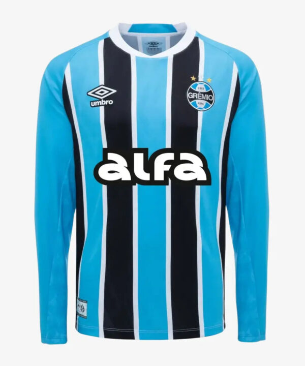 Camisa Umbro Grêmio 2025/26 I Manga Longa