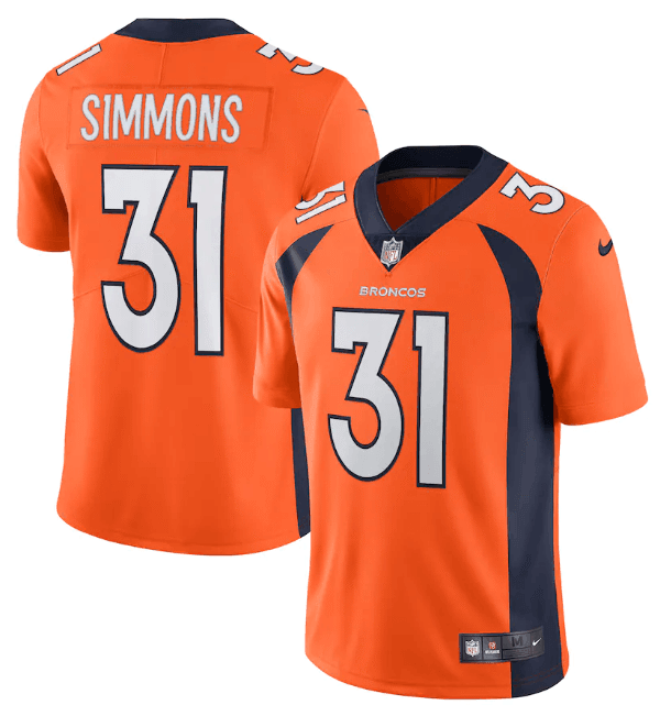 Camisa NFL Denver Broncos Vapor Limited Jersey Laranja