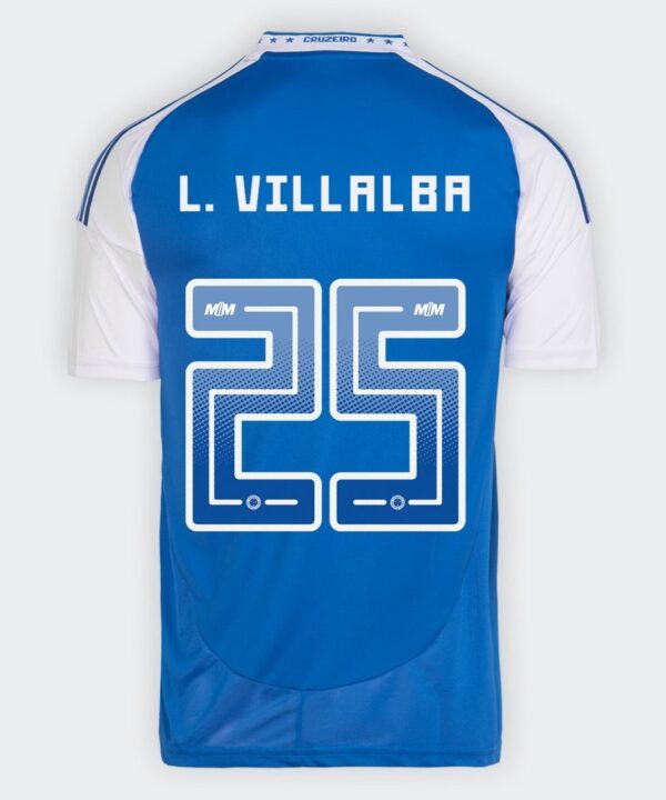 Camisa Adidas Cruzeiro 2025/26 I L. VILLALBA N° 25