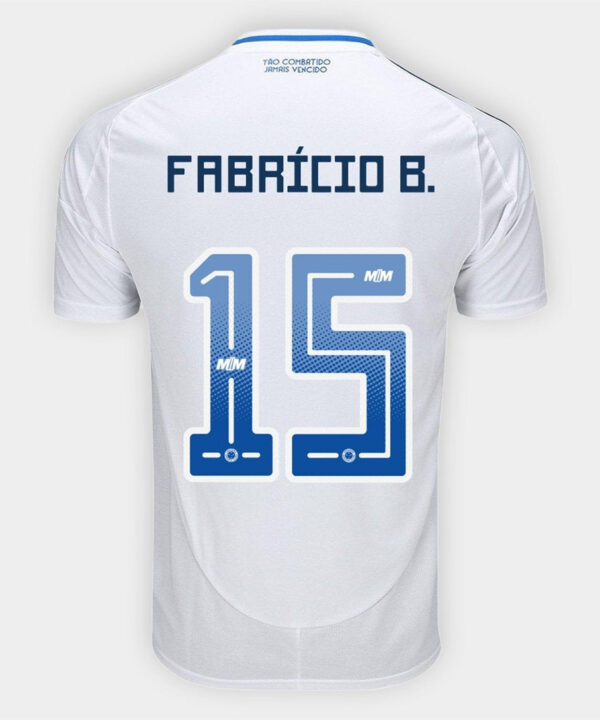 Camisa Adidas Cruzeiro 2025/26 II FABRICIO B. N° 15
