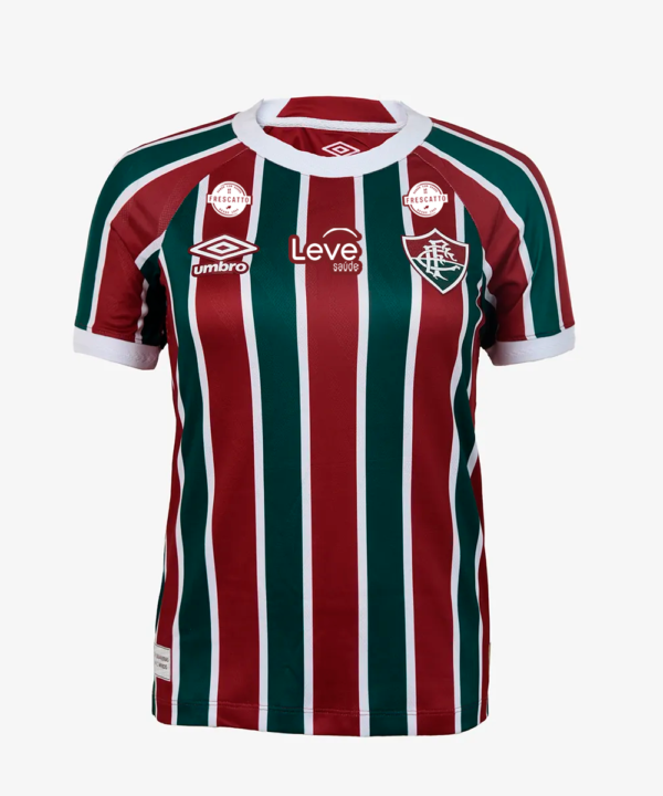 Camisa Feminina Umbro Fluminense 2025/26 I Com Patrocinios