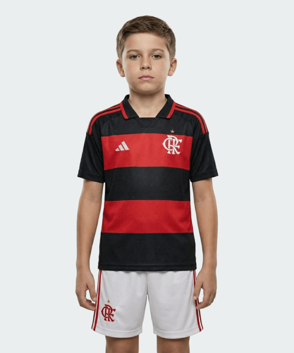 Conjunto Infantil Adidas Flamengo 2026/27 I