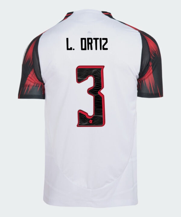 Camisa Adidas Flamengo 2025/26 II LÉO ORTIZ N° 3