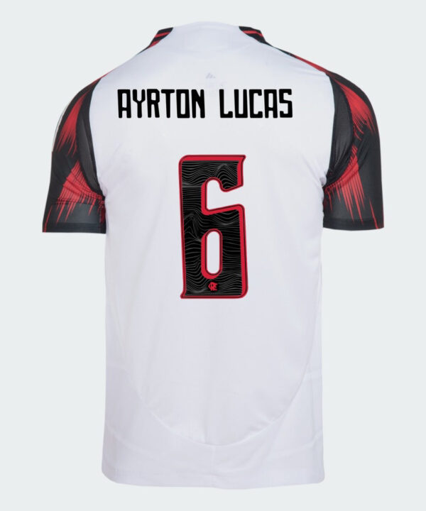 Camisa Adidas Flamengo 2025/26 II AYRTON LUCAS N° 6