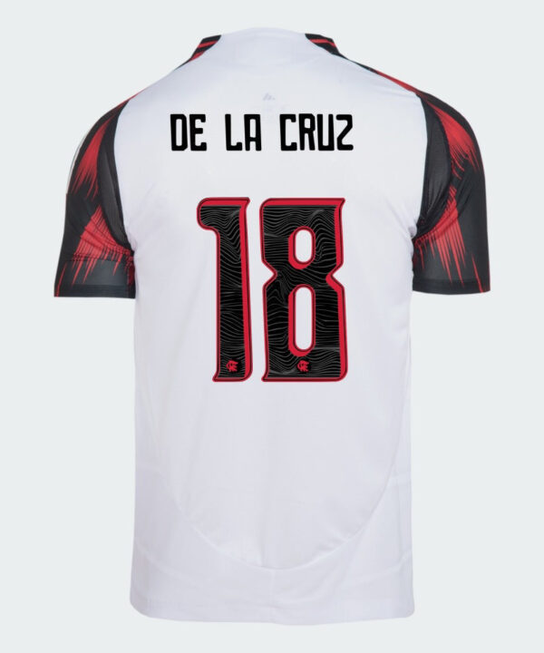 Camisa Adidas Flamengo 2025/26 II DE LA CRUZ N° 18