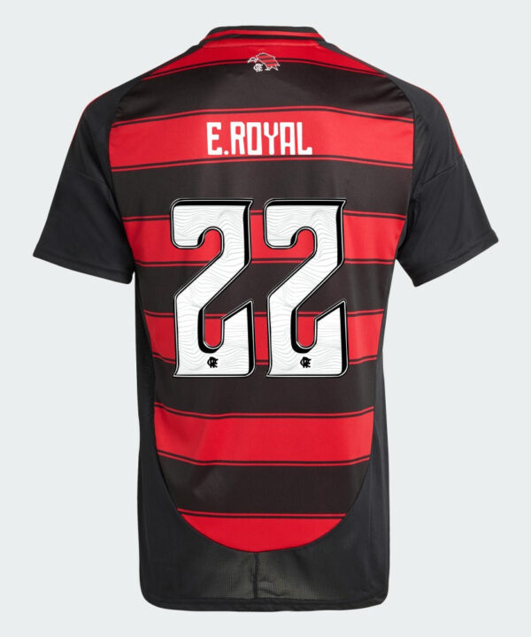 Camisa Adidas Flamengo 2025/26 I E. ROYAL N° 22